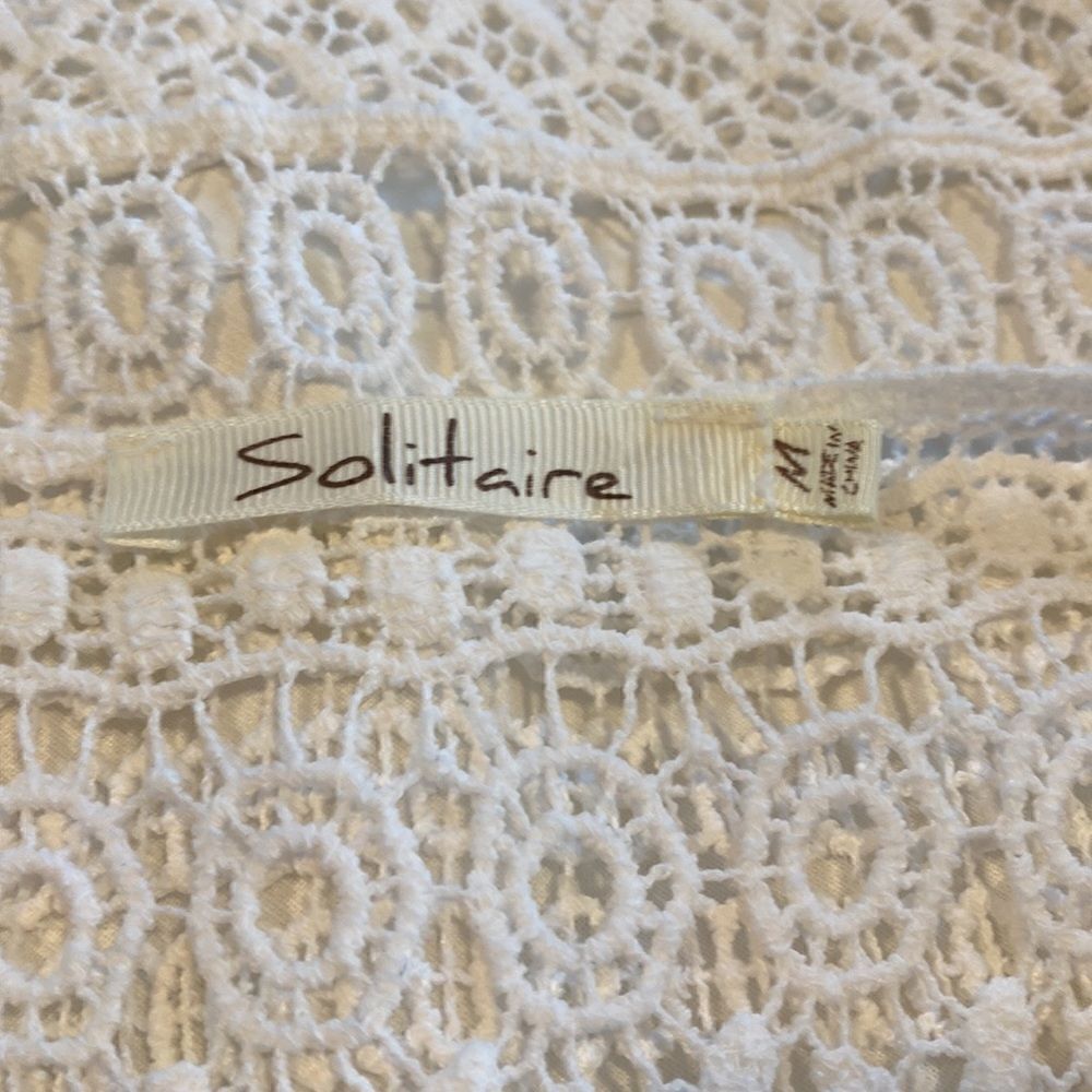 Solitaire Lace Mini Dress Size Medium Vanilla Girl - Picture 6 of 13